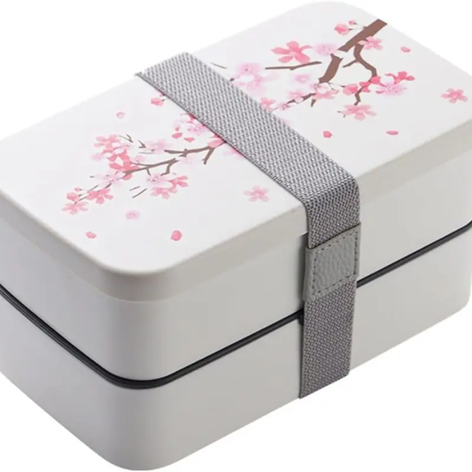 Bento Japonais Rectangle (Blanche) Bento Lovers