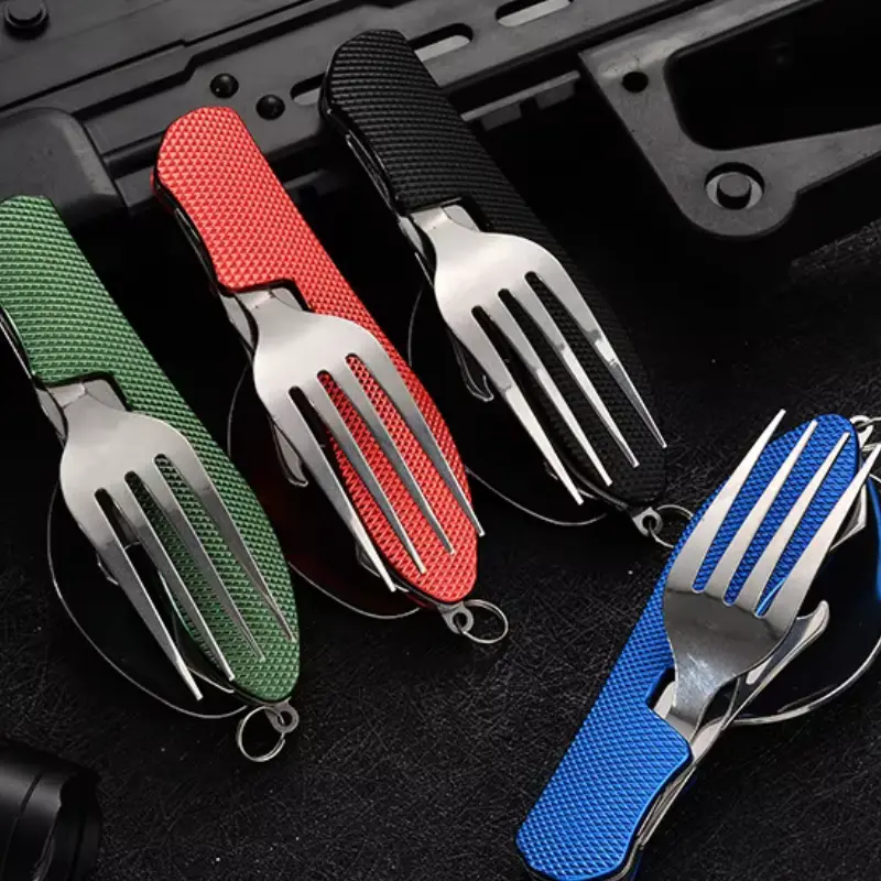 Couverts Reutilisable Inox Rouge - Bento Lovers