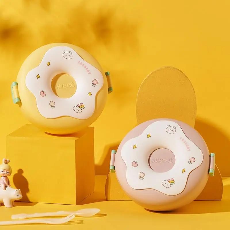 Lunch Box Enfant Donut Jaune Bento Lovers