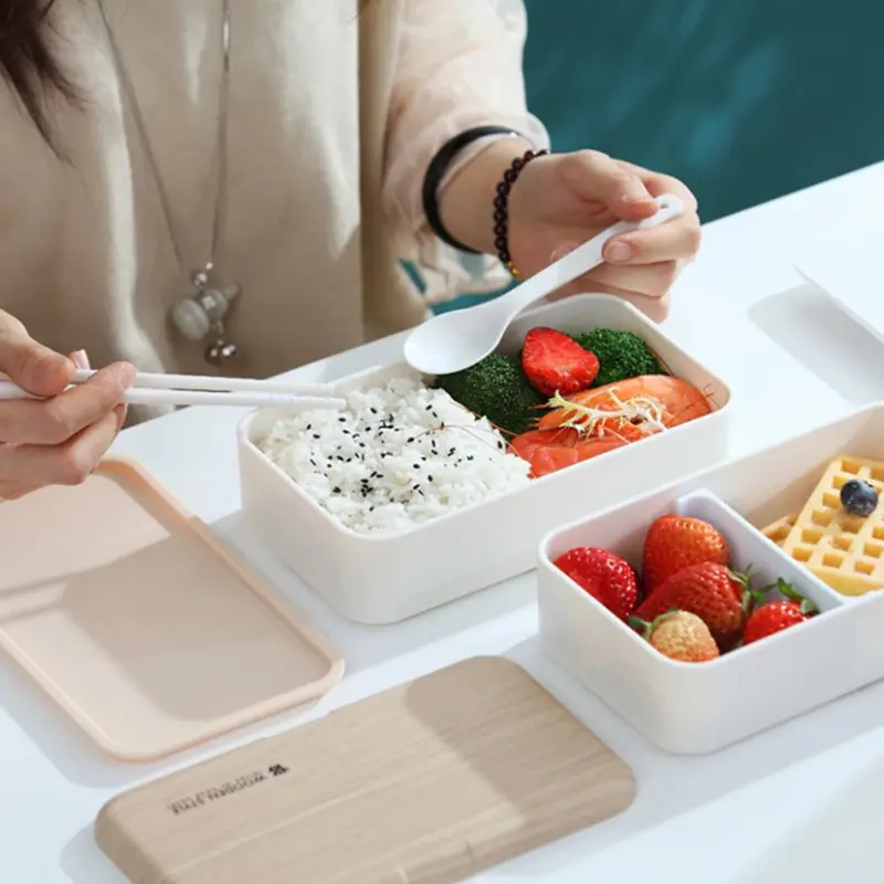 Boite Bento Lunch Box (Blanche) Bento Lovers