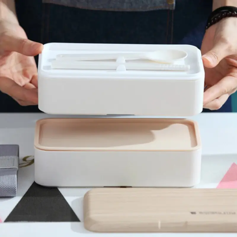 Boite Bento Lunch Box (Blanche) Bento Lovers