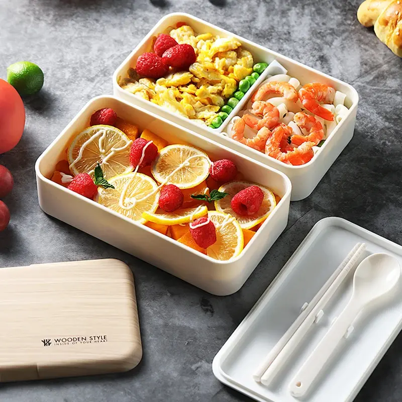 Boite Bento Lunch Box (Blanche) Bento Lovers
