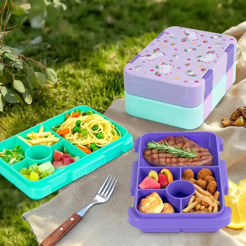 Boîte Repas Rectangle Bleu Bento Lovers