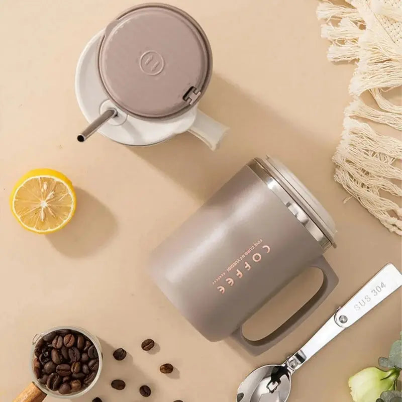 Coffee Mug Coffee Kaki 500ml Bento Lovers