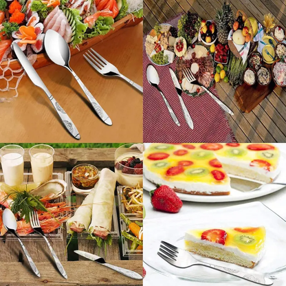 Couverts Pique Nique Rose - Bento Lovers