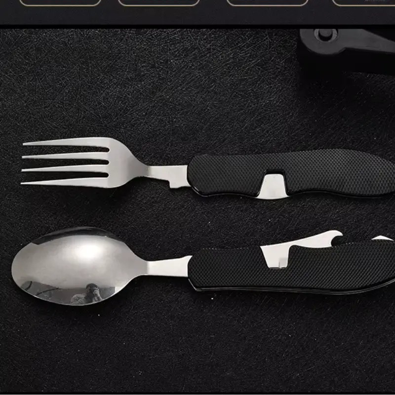 Couverts Reutilisable Inox Noire - Bento Lovers