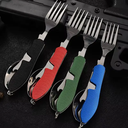 Couverts Reutilisable Inox Noire - Bento Lovers