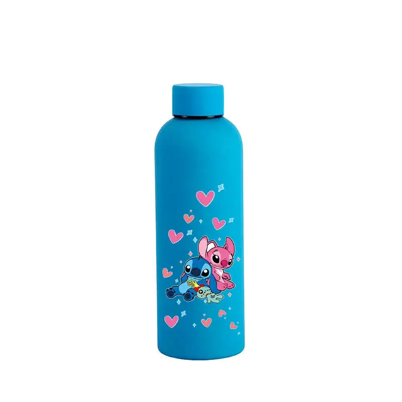 Gourde Isotherme Disney Lilo et Stitch Bleue, Gourde, Gourde de qualité, Gourde Stitch Fille, Gourde Stitch et Angel - Pour Une Hydrations fun et amusante