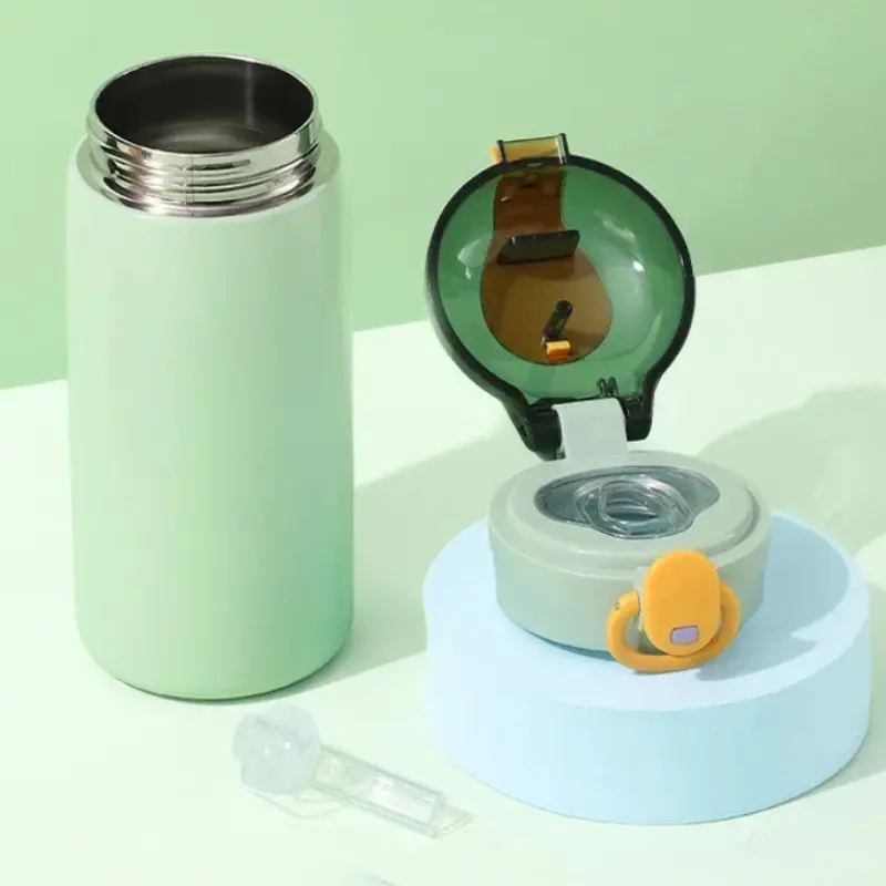 Gourde Pokémon isotherme Rose, Gourde Pokémon fille Rose, Gourde Pokémon avec paille Rose - Hydrations Ludique pour enfant avec Pokémon