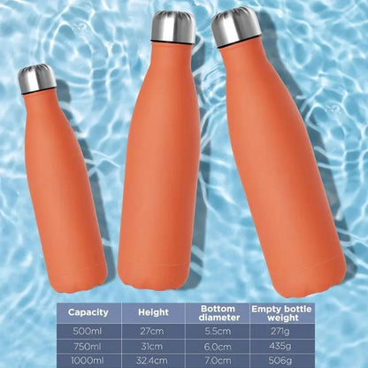 Gourdes Isotherme 1l (Orange) Bento Lovers