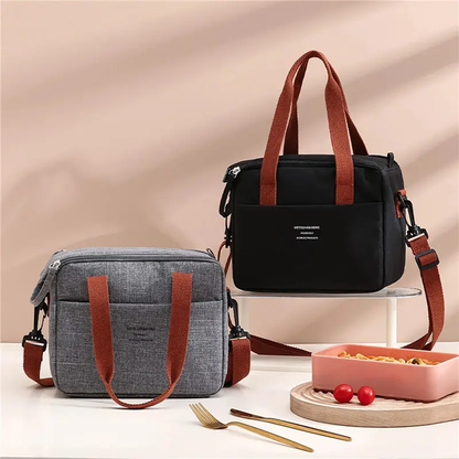 Lunch Bag Femme Grise - Bento Lovers