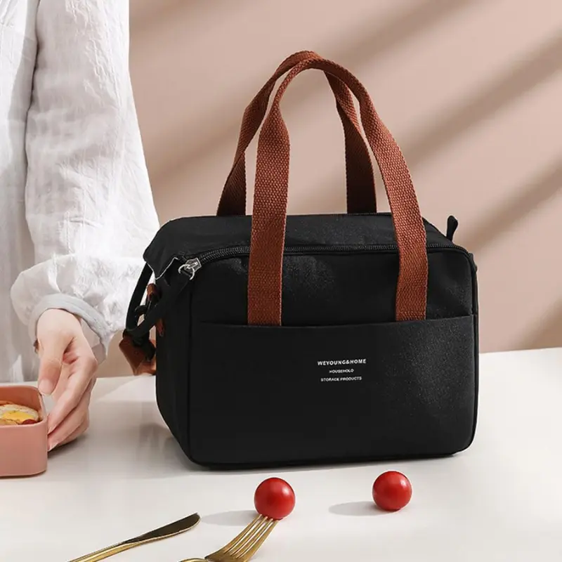 Lunch Bag Femme Noir - Bento Lovers