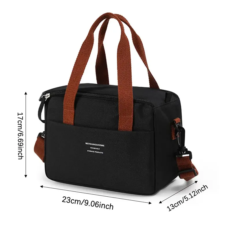 Lunch Bag Femme Noir - Bento Lovers