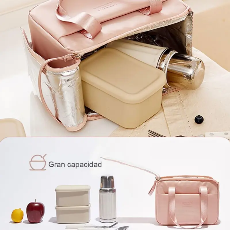 Lunch Bag Femme Rose