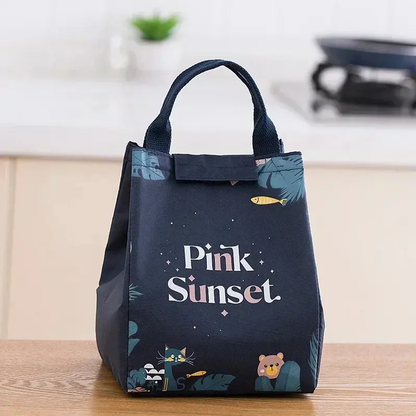 Lunch Bag Isotherme Bleu Marine (Sunset) - Bento Lovers