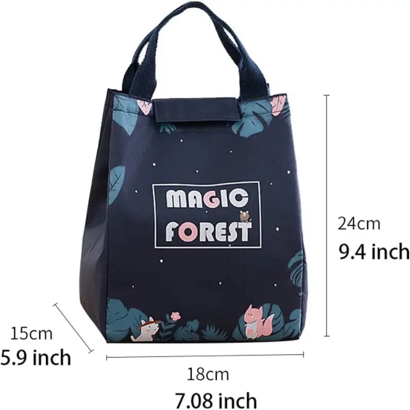 Lunch Bag Isotherme Bleu Marine (Sunset) - Bento Lovers