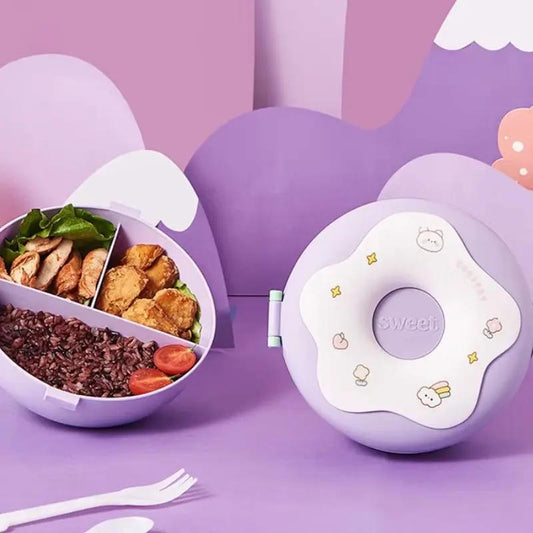 Lunch Box Enfant Donut Violet Bento Lovers