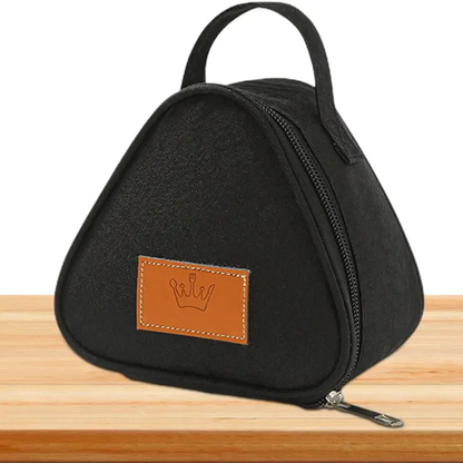 Mini Sac Isotherme Triangulaires Noire