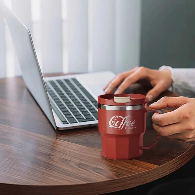 Mug Isotherme Étanche Transportable Rouge 400ML Bento Lovers