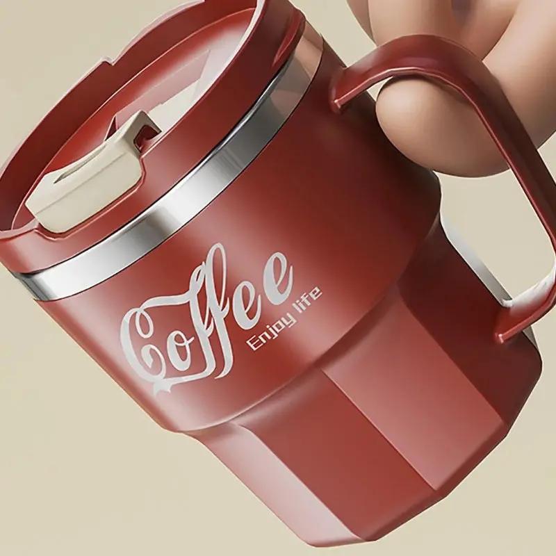 Mug Isotherme Étanche Transportable Rouge 400ML Bento Lovers
