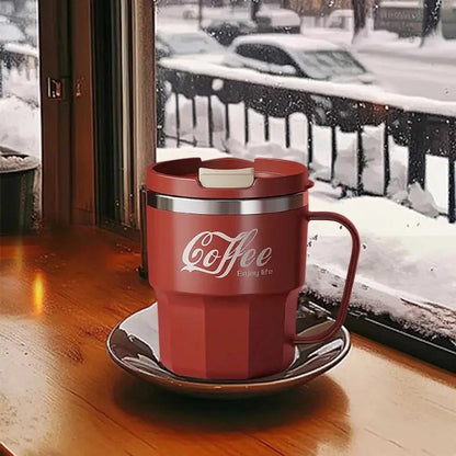 Mug Isotherme Étanche Transportable Rouge 400ML Bento Lovers