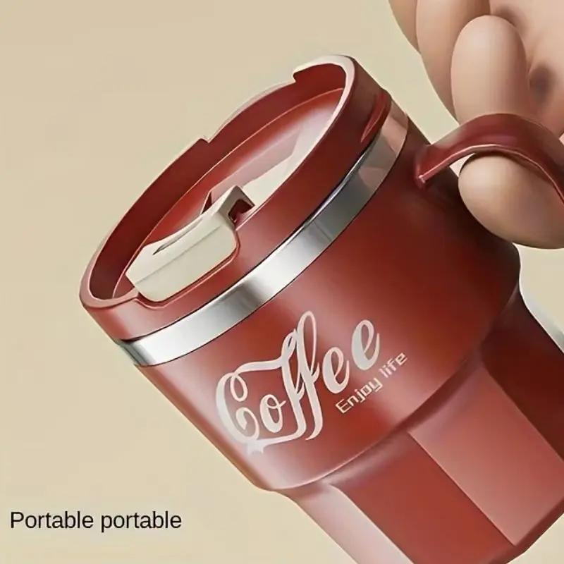 Mug Isotherme Étanche Transportable Rouge 400ML Bento Lovers