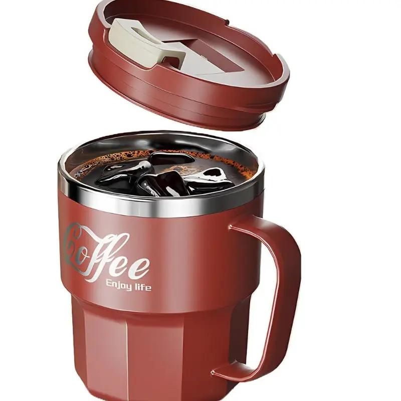 Mug Isotherme Étanche Transportable Rouge 400ML Bento Lovers