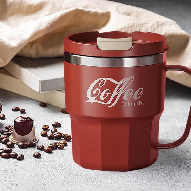 Mug Isotherme Étanche Transportable Rouge 400ML Bento Lovers