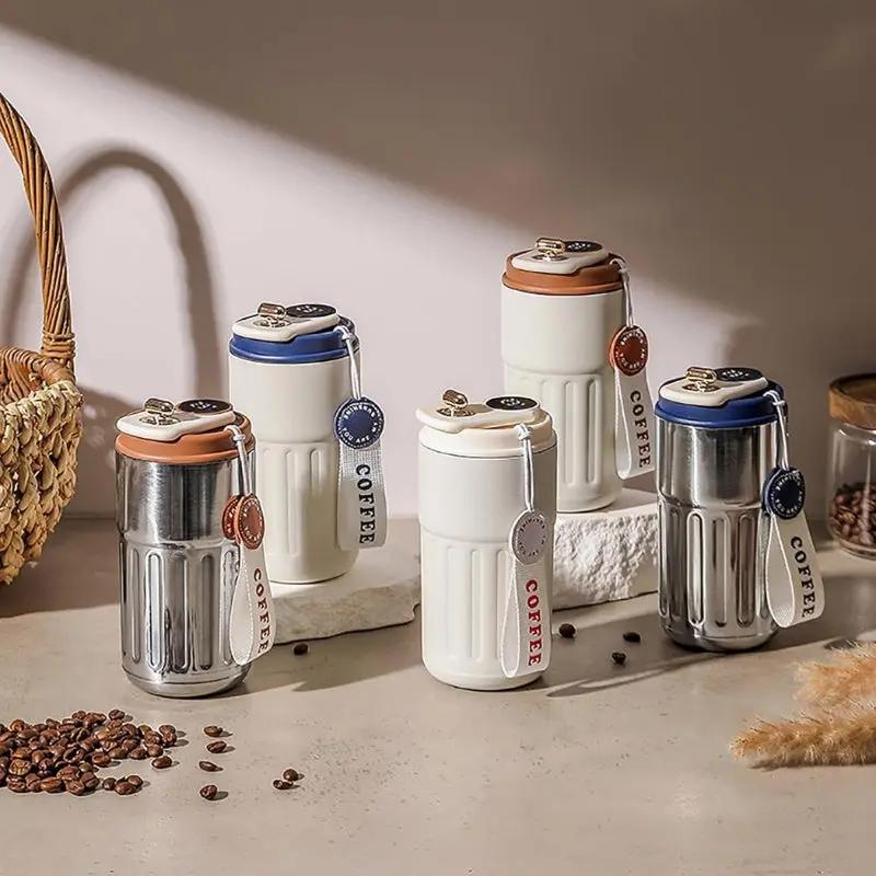 Mug Thermos Connecté Marron - Bento Lovers
