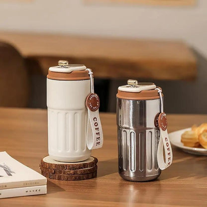 Mug Thermos Connecté Marron - Bento Lovers