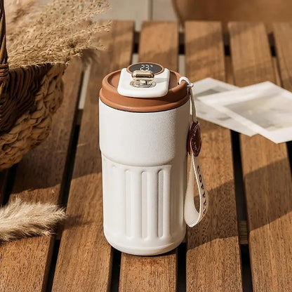 Mug Thermos Connecté Marron - Bento Lovers