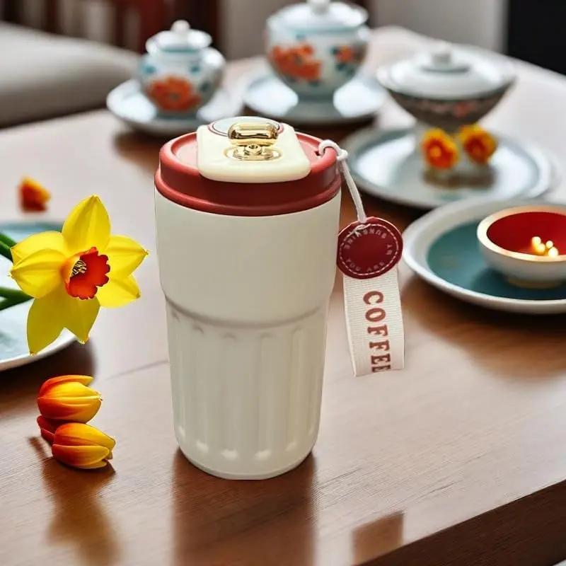 Mug Thermos Connecté Rouge - Bento Lovers