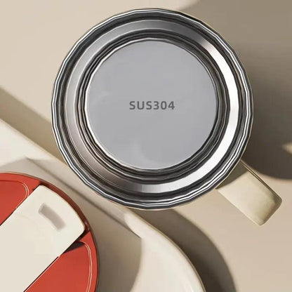 Mug Isotherme Avec Anse Noir 400ML Bento Lovers