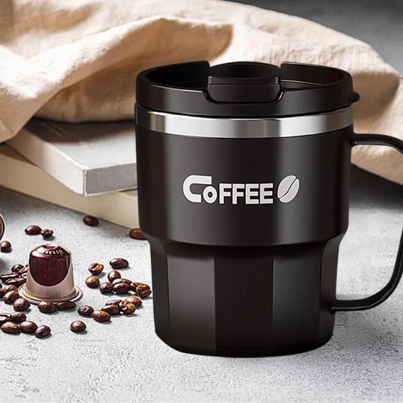 Mug Isotherme Avec Anse Noir 400ML Bento Lovers