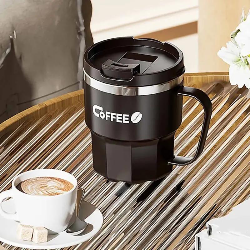 Mug Isotherme Avec Anse Noir 400ML Bento Lovers