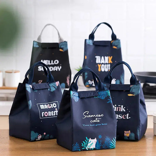 Lunch Bag Isotherme Bleu Marine (Sunset) - Bento Lovers