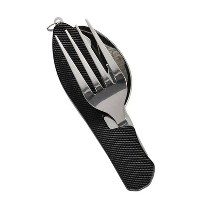 Couverts Reutilisable Inox Noire - Bento Lovers