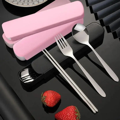 Kit Couverts Reutilisable 3Pcs - Bento Lovers