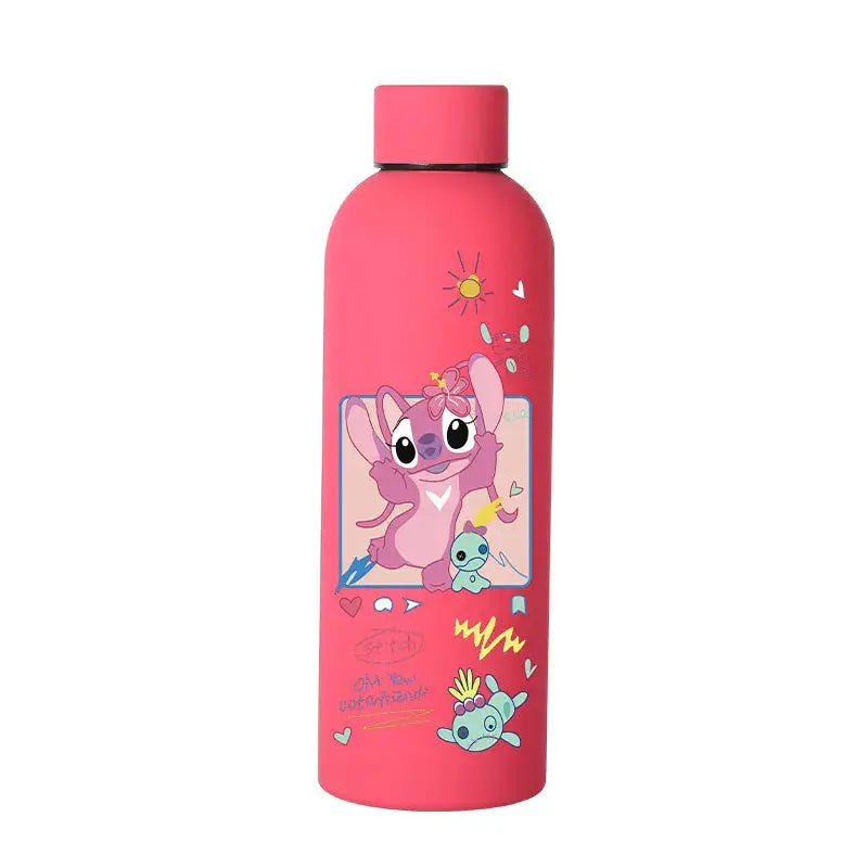 Gourde d'Eau Stitch Mignonne Rose Bento Lovers