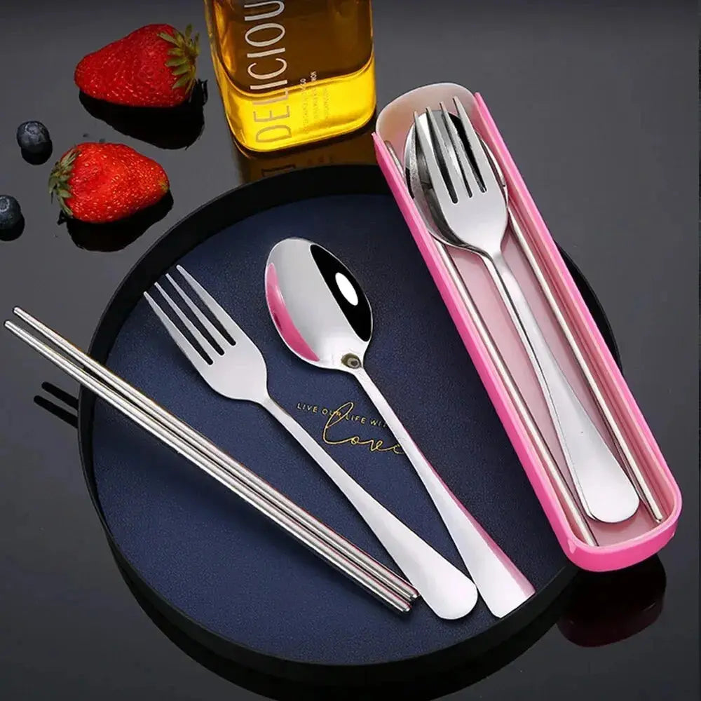 Kit Couverts Reutilisable 3Pcs - Bento Lovers