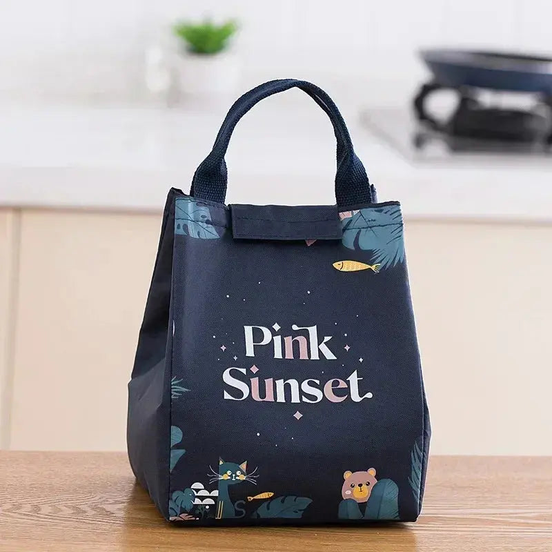 Lunch Bag Isotherme Bleu Marine (Sunset) - Bento Lovers