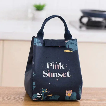 Lunch Bag Isotherme Bleu Marine (Sunset) - Bento Lovers