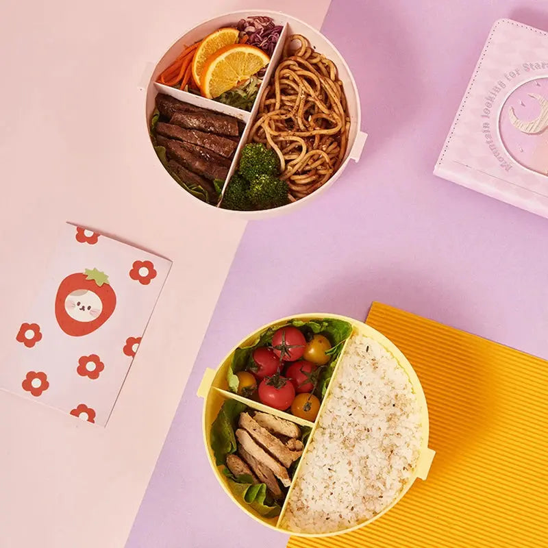 Lunch Box Enfant Donut Jaune Bento Lovers