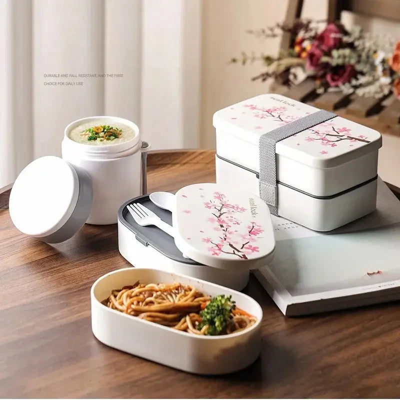 Bento Japonais Rectangle (Blanche) Bento Lovers