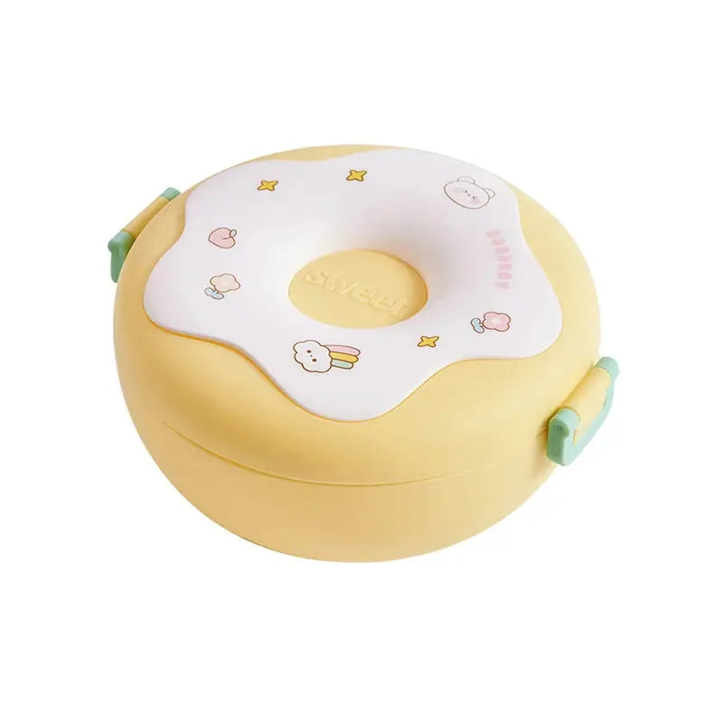 Lunch Box Enfant Donut Jaune Bento Lovers