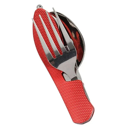 Couverts Reutilisable Inox Rouge - Bento Lovers