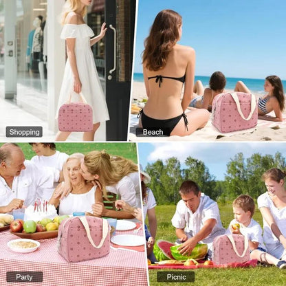 Sac Bento pour Femme Rose (Isotherme) - Bento Lovers