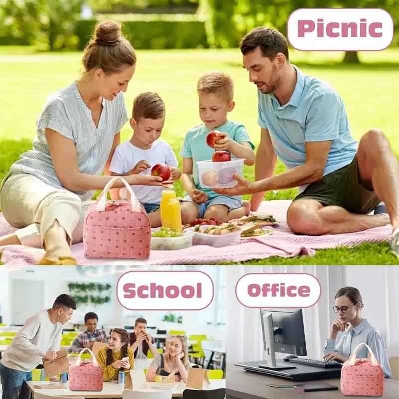 Sac Bento pour Femme Rose (Isotherme) - Bento Lovers