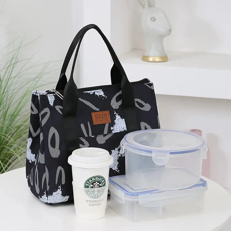 Sac Isotherme Repas Bureau Noire Bento Lovers