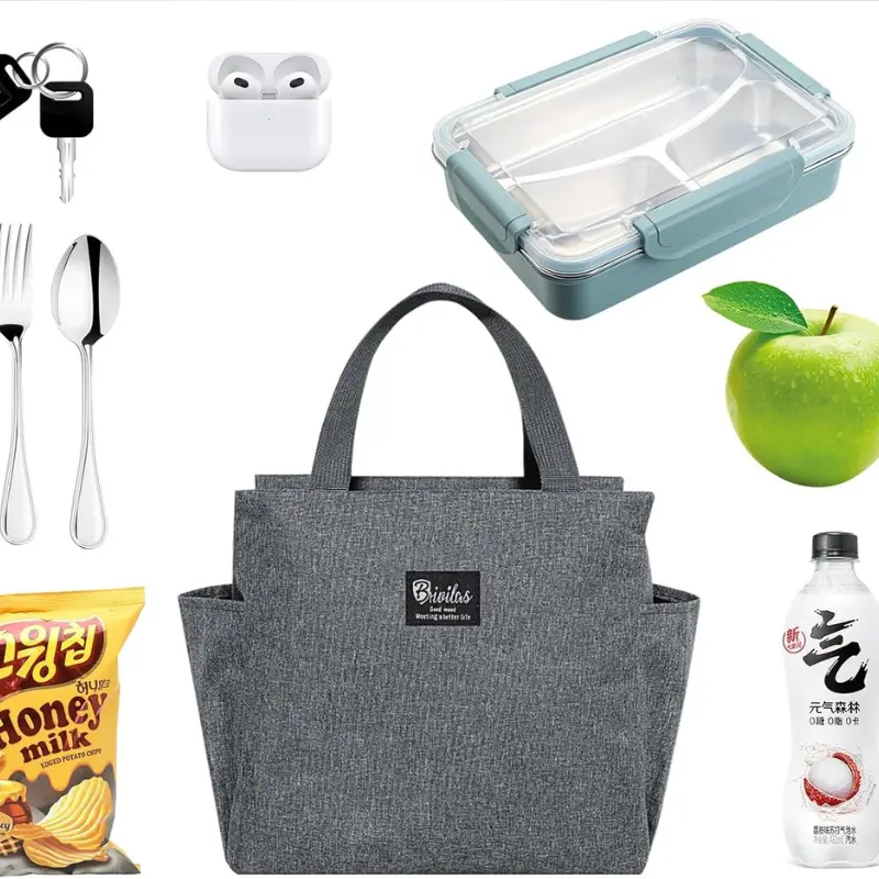 Sac Isotherme Repas Grise Bento Lovers